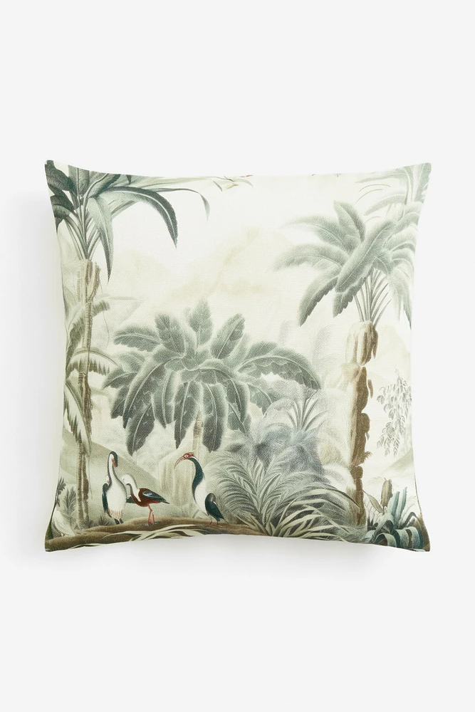 Patterned Cotton Cushion Cover