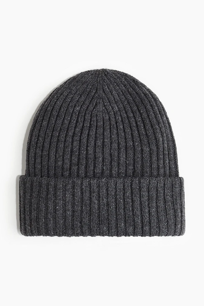 Rib-Knit Beanie