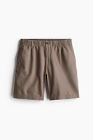 Relaxed Fit Linen-blend Shorts