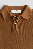 Half-Zip Polo Sweater