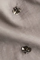Embellished Sheer Skirt