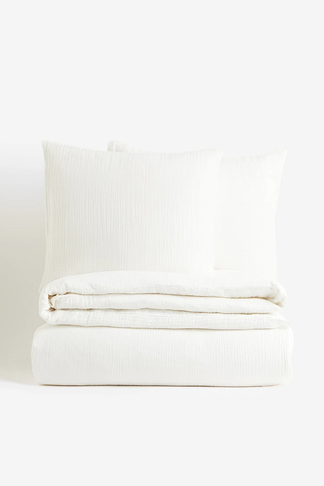 Muslin King/Queen Duvet Cover Set