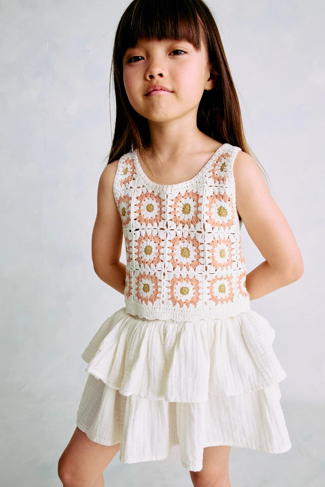 Tiered Muslin Skirt