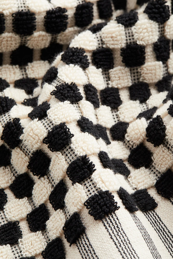 Patterned Cotton Terry Bath Towel