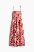 Smocked Strappy Dress