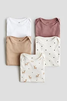 5-pack Long-sleeved Bodysuits