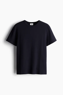 T-shirt gaufré Coupe Classique