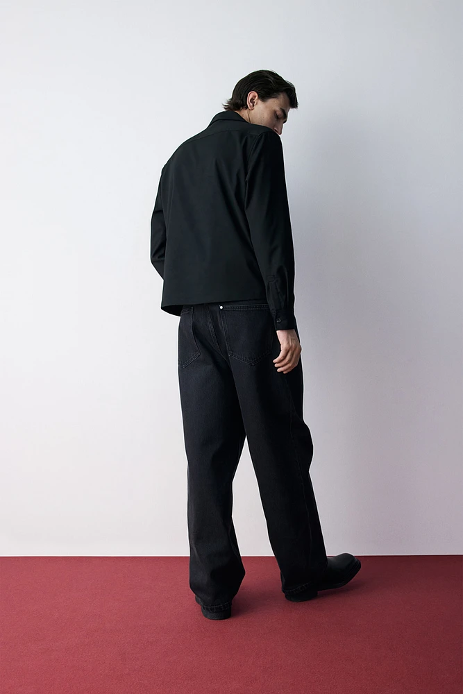 Regular-Fit Twill Overshirt