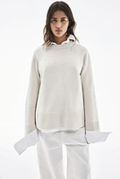 Cashmere-Blend Sweater