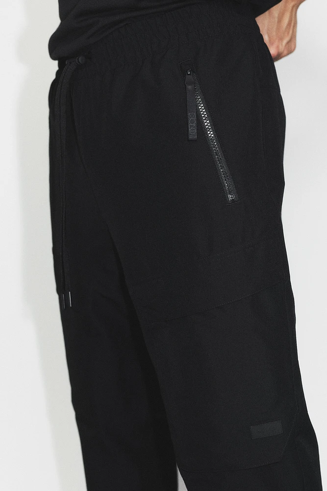 Regular Fit Sports Cargo Joggers