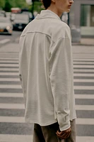 Loose Fit Textured Shirt