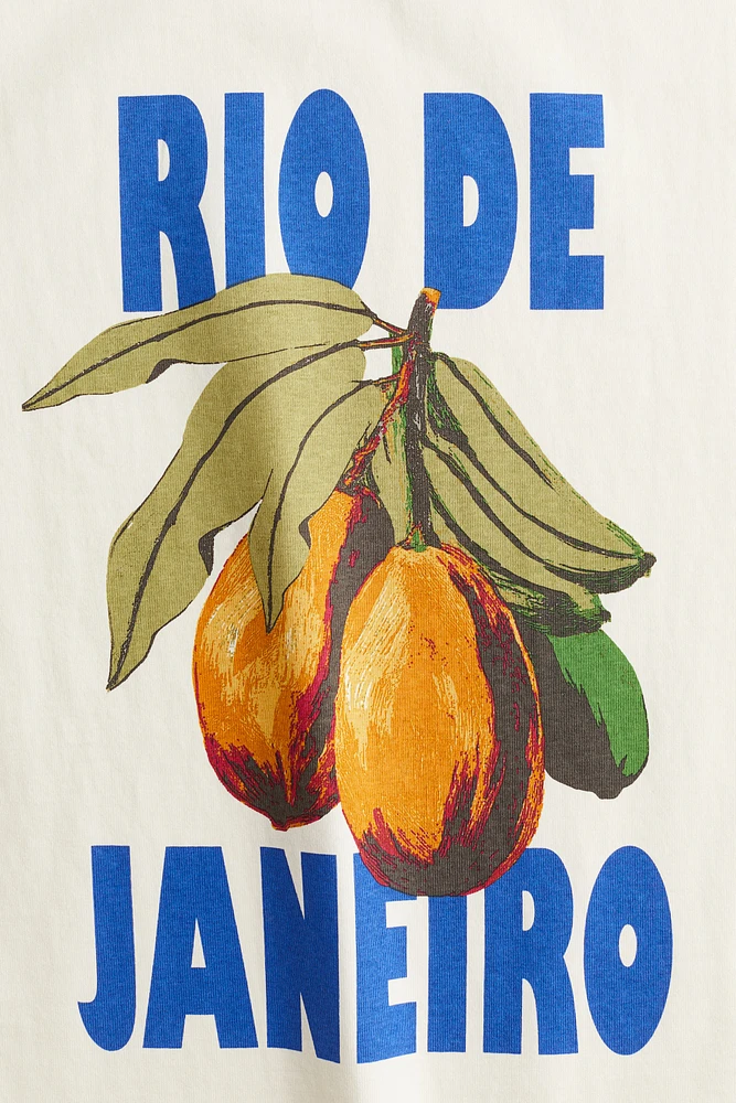 T-shirt avec motif imprimé