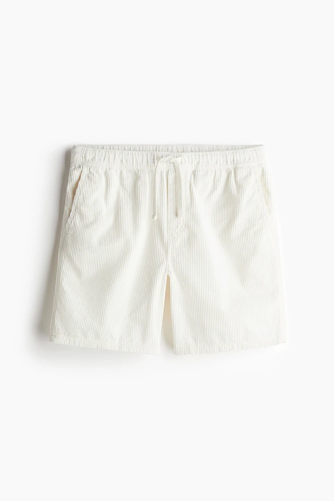 Regular Fit Corduroy Shorts