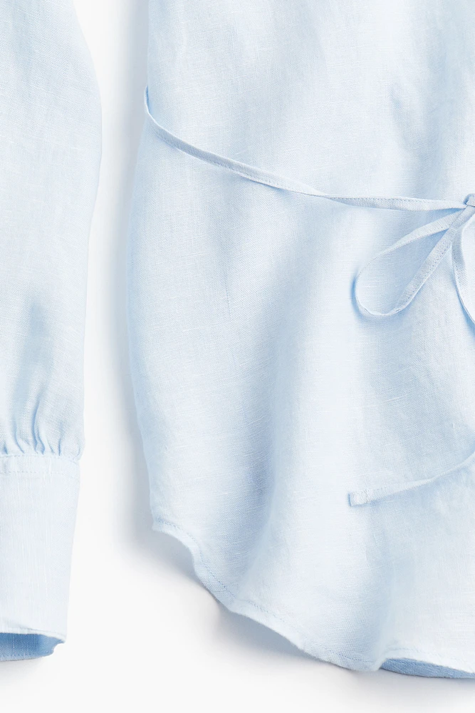 MAMA Pullover Linen Shirt