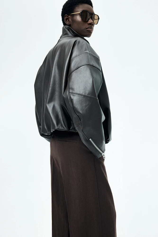 Wide-Leg Dress Pants