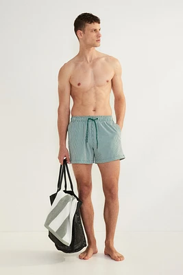 Seersucker Swim Shorts