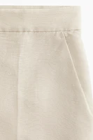 Linen-Blend Pants