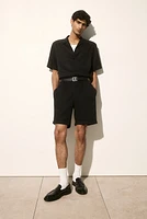 Relaxed Fit Linen-blend Shorts