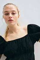 Ruffle-Trimmed Dress