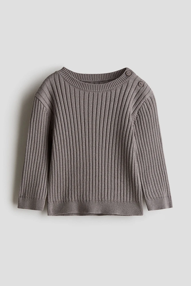 Rib-Knit Sweater