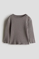 Rib-Knit Sweater