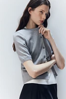 Short-Sleeved Cardigan