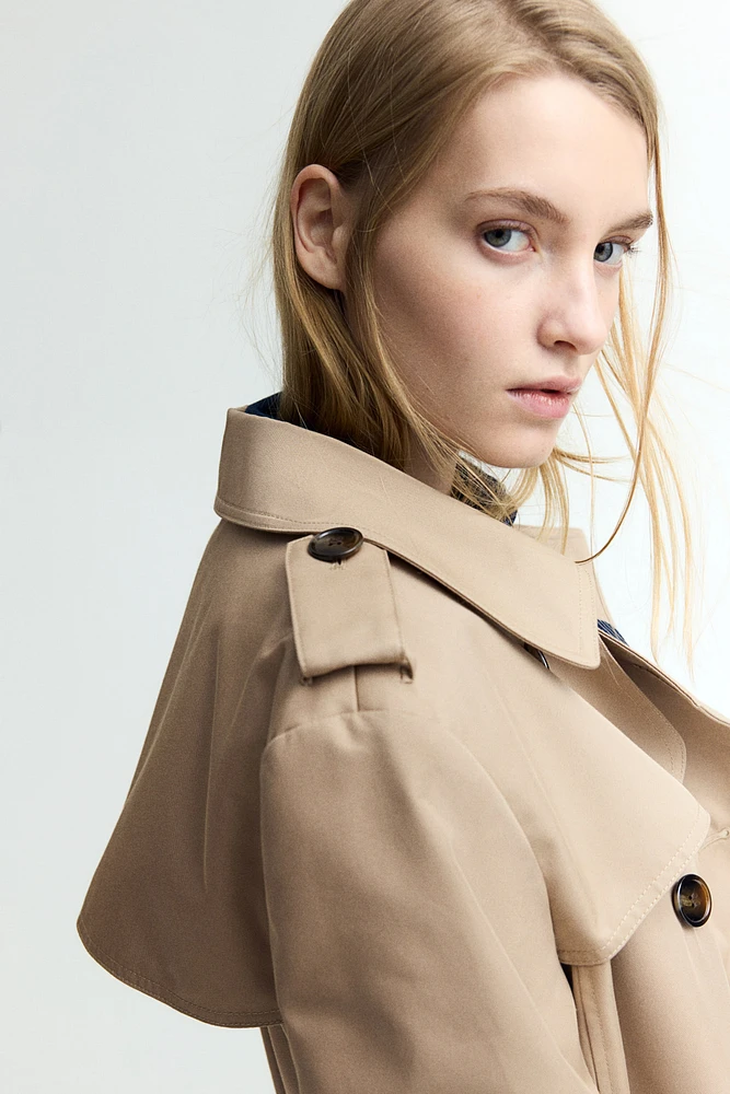 Trench-coat de longueur genou