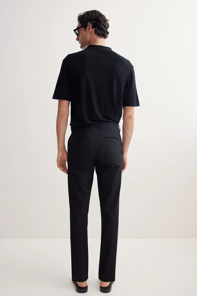 Slim-Fit Tailored Pants