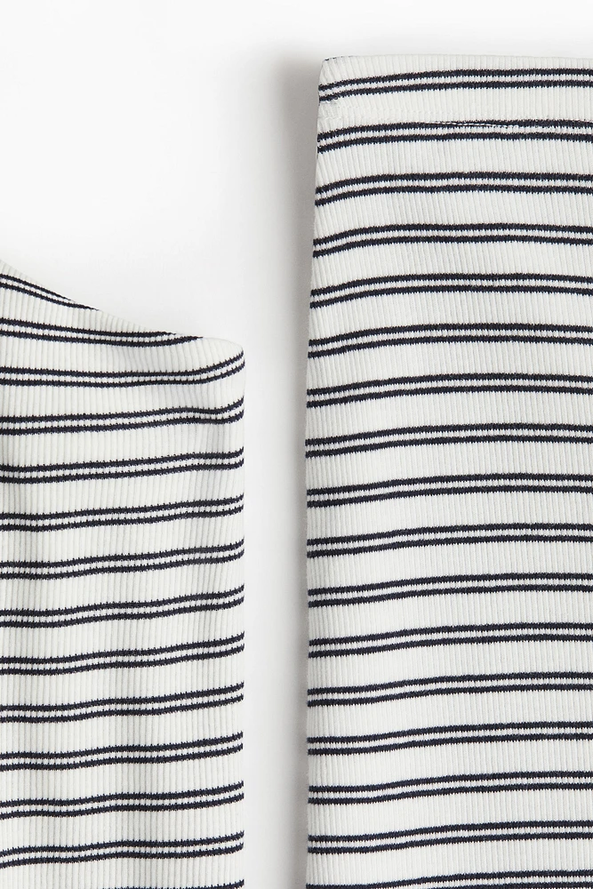 Ensemble 2 pièces côtelé avec haut et pantalon