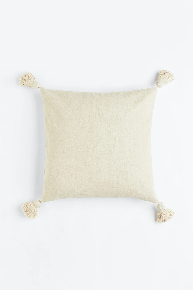 Tasseled Cushion Cover