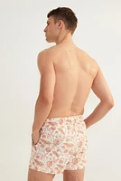 Patterned Swim Shorts