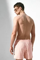 Short de bain en crépon coton