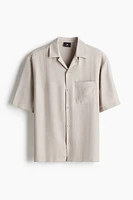 Regular-Fit Crinkled Resort Shirt