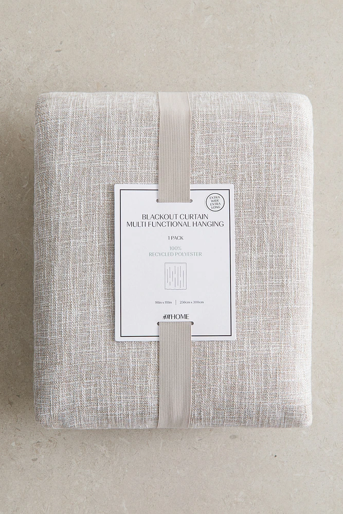 Lot de 1 rideau large et occultant