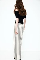 Linen-Blend Pants