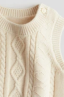 Cable-Knit Sweater Vest