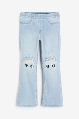 Superstretch Flared Leg Jeans