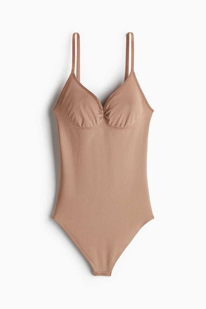 Stretchy & Sculpting Firm Shape Thong Bodysuit