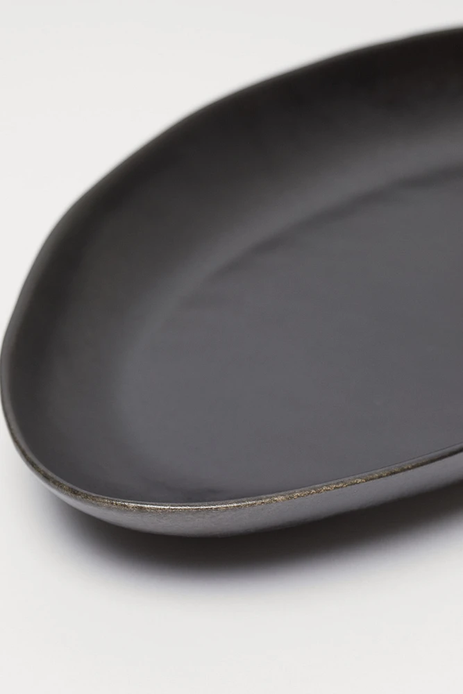 Grand plat de service en grès