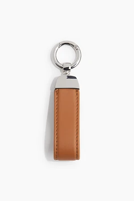 Key Ring with Leather Loop