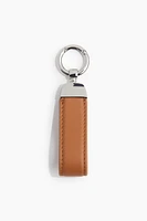 Key Ring with Leather Loop