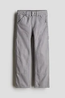 Loose-Fit Canvas Pants