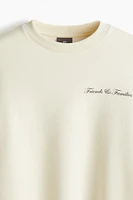 Loose Fit Printed Sweatshirt