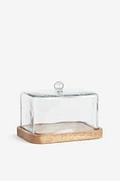 Glass-cloche Butter Dish