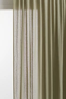 1-pack Wide Linen-Blend Curtain Panel