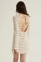 Open-back Knit Dress