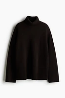 Cashmere-Blend Turtleneck Sweater