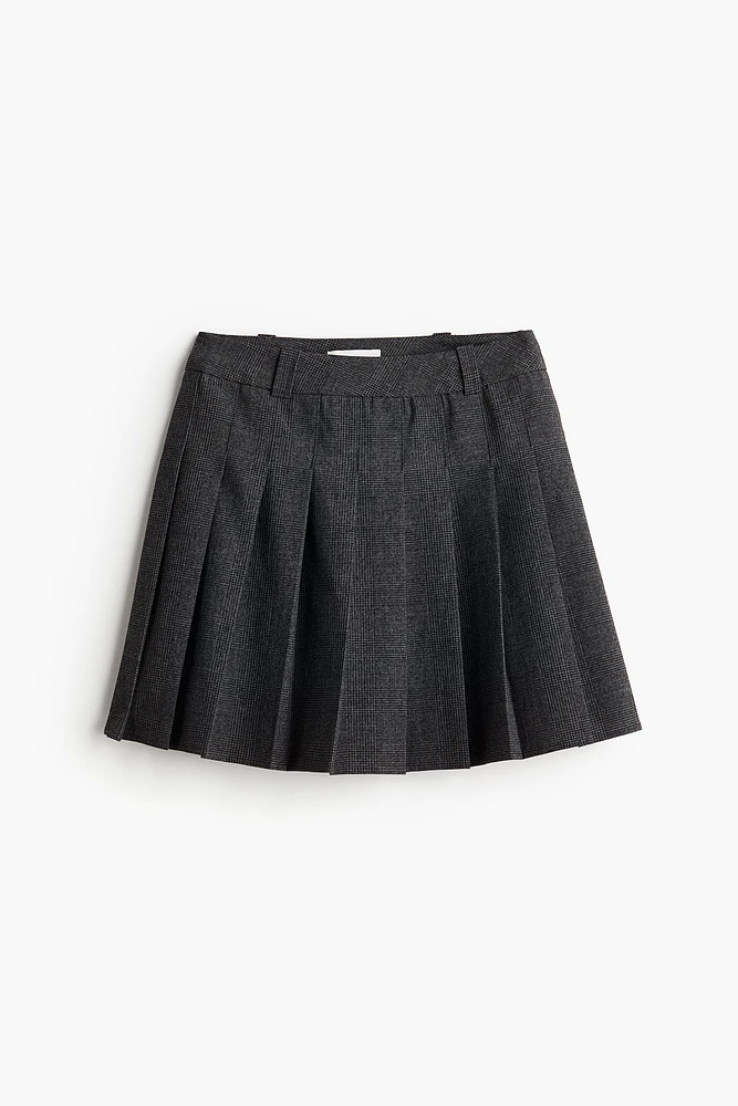 Pleated Mini Skirt