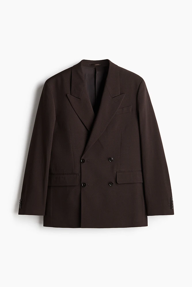 Relaxed-Fit Double-Breasted Blazer
