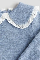 Sweater with Peter Pan Collar
